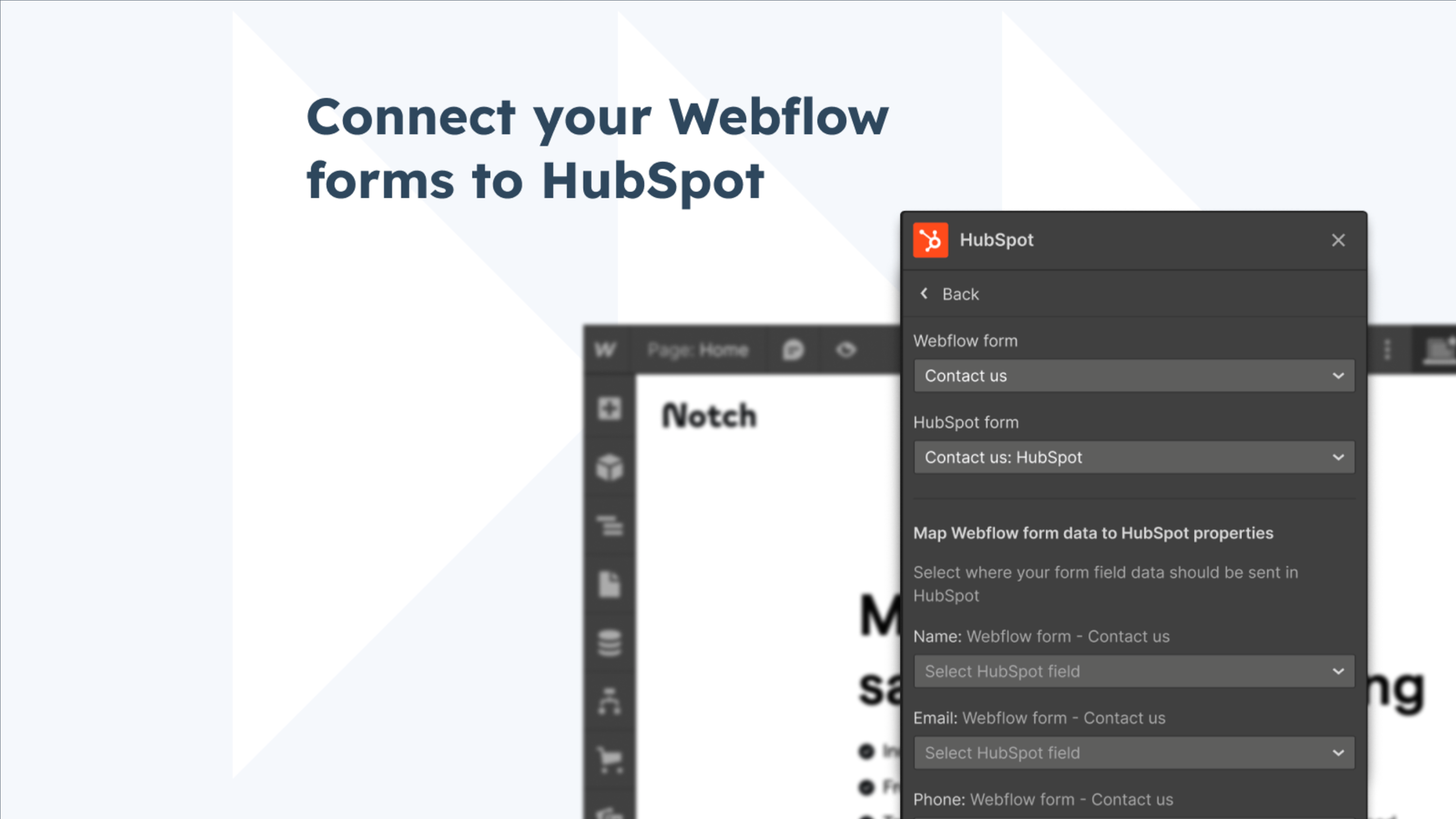 Connect your Webflow forms to HubSpot